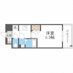 サムティ北梅田ＲＩＶＥの物件間取画像